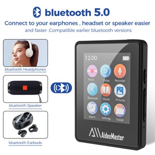 Leitor De Música MP3 Bluetooth HiRes Sem Perdas De Áudio Tidal Full Screen Walkman Web Mp4