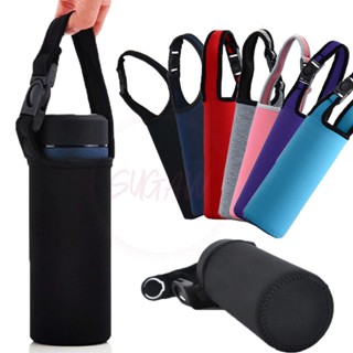 SUGAW Bolsa Para Garrafa De Água Portátil Copos Porta-Mangas Canecas Manga Pura Cor Aquaflask Capa Com Alça Isoladora