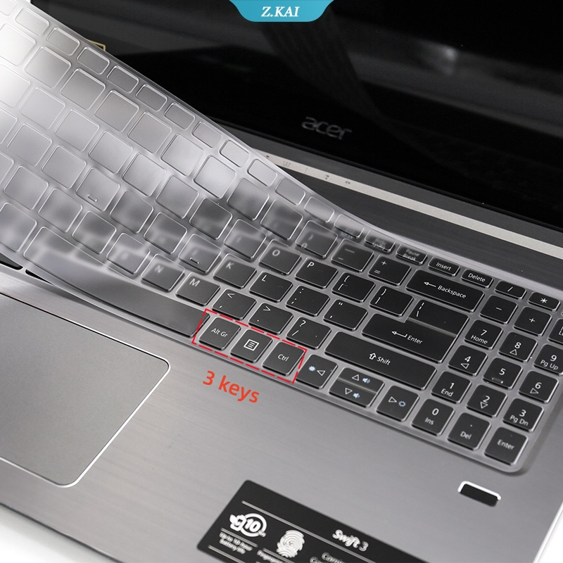 Adequado Para Acer Aspire 3/5 15.6 Polegada notebook Cobertura Completa Teclado Filme A315 A515 A315-42 A315-55 A315-23 A315-34 57G 3P50 ryzen 3 silicone Película Protetora À Prova D'água (ZK)