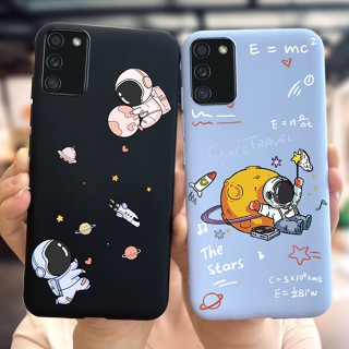 Para Samsung Galaxy A02 A02s Capa SM-A025F A022F De Astronauta Fofo De Silicone À Prova De Choque M02 M02S