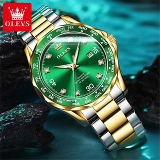 OLEVS Relogio 9988 Relógios Masculinos Luxo Prova Dágua Original Dourado Esportivo Prata Preto De Aço Cronógrafo Quartzo em Oferta na Shopee