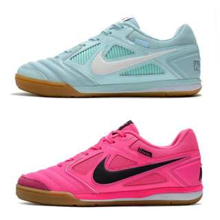 Original Tênis Chuteira botinha Chuteira De Futsal Supremo x SB Gato Sapatos De Futebol Blue white