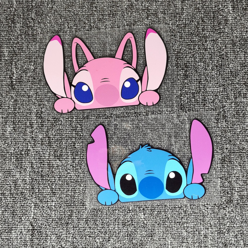 Adesivos De Carro Disney Lilo Ponto Dos Desenhos Animados Bonito Lovley Decalques Para Pára-Brisa Janela Choques Tronco em Oferta na Shopee