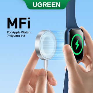 Carregador Magnético Sem Fio UGREEN MFi Para Relógio Apple 7-9/Ultra 1-2 Forte E De Pequeno Porte Carregamento Seguro Rápido