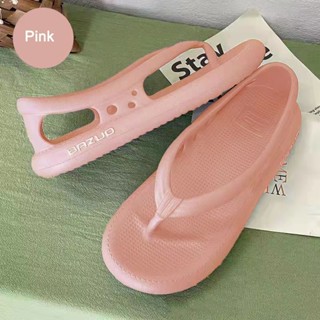 Sandálias Bazuo , Novos Slides Para Mulheres E Homens , EVA Thick Sole Non Slip Quick-Dry Flip-Flop