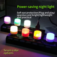 Luzes De Leitura Do Livro De Proteção Dos Olhos Mini MIXUSB Night Lights LED Warm White Luz USB PC Lâmpadas De Carregamento De Tomada Móvel