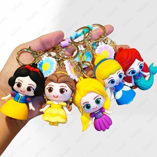 Chaveiro Princesa Anime Castelo/Anna/Elsa/Sereia Homem Mulher Pingente De Bolsa