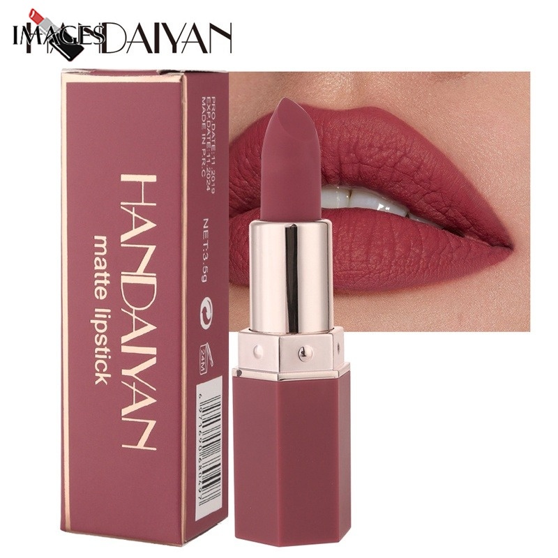 Batom Fosco Impermeável De Longa Duração Em 6 Cores Vermelho Rosa Nú PK CAKAILA CMAADU HANDAIYAN QIBEST PUDAIER TEAYASON FIT COLOR HANGENEE CAPPUVINI Dragonranee