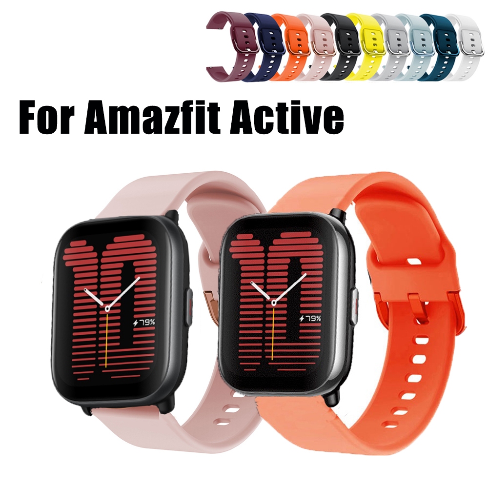 Pulseira Ativa De Silicone Para Amazfit Active Smart Watch Esportiva Substituição