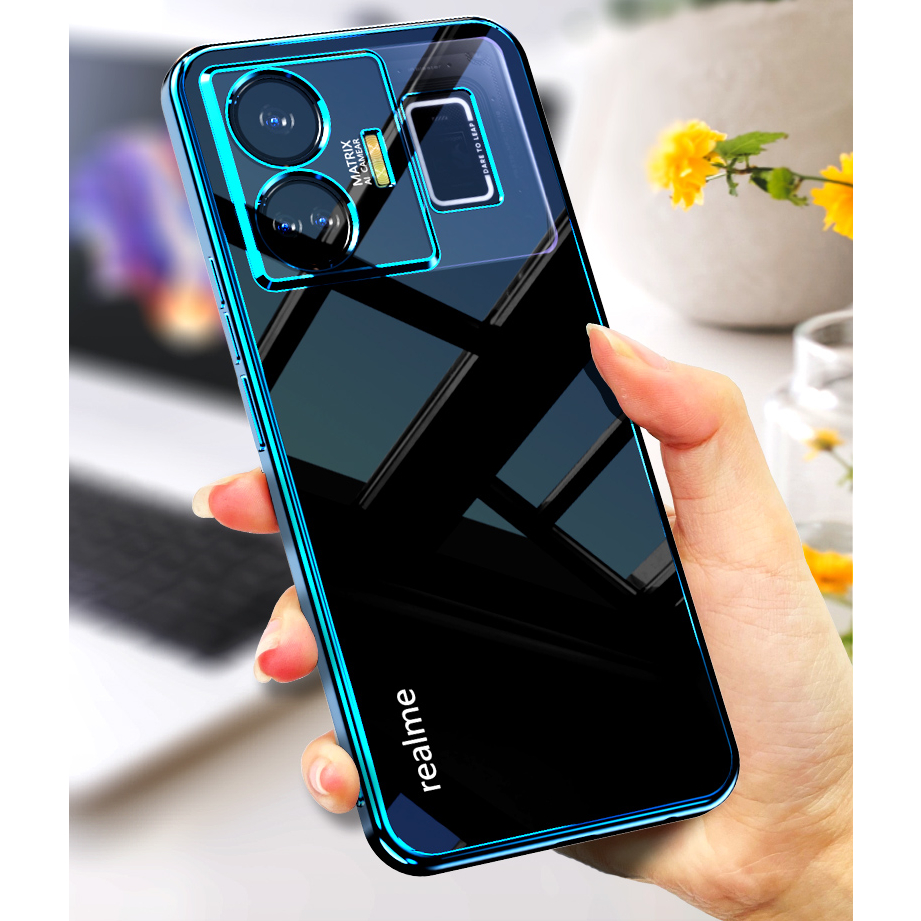 Realme GT3 GT3 GT 3 RealmeGT3 5G Capa Macia De Silicone Transparente À Prova De Choque Traseira Do Pára-Choques em Oferta na Shopee