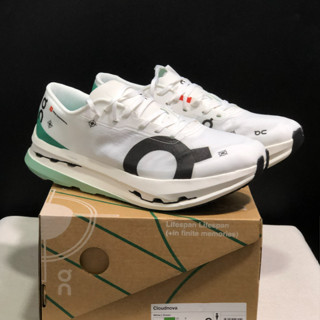 ((Em Estoque) Verde Branco Sobre Angrun Cloudboom Echo 3 Shock Absorption Anti-slip Running Shoes Tamanho 36-45