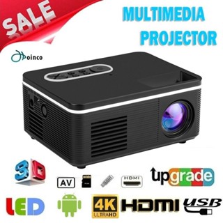S361 Mini Projetor Portátil Led 600-1000 Lumens Full HD Para Cinema/Home Theater/Media Player Suporte HDMI-Compatível/USB/AV/TF HOINCO