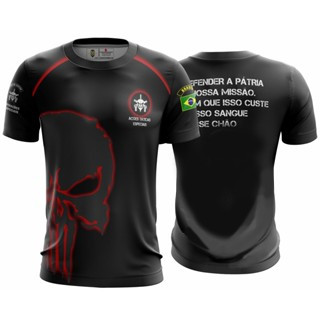 Camiseta Bope faca na caveira policia militar