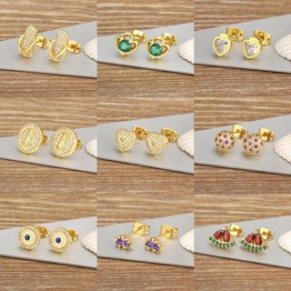 Exquisito Multicolor Crystal Zircon Brincos De Pérola Em Forma De Coração Para Banquetes De Casamento Femininos Acessórios Jóias Presentes em Oferta na Shopee
