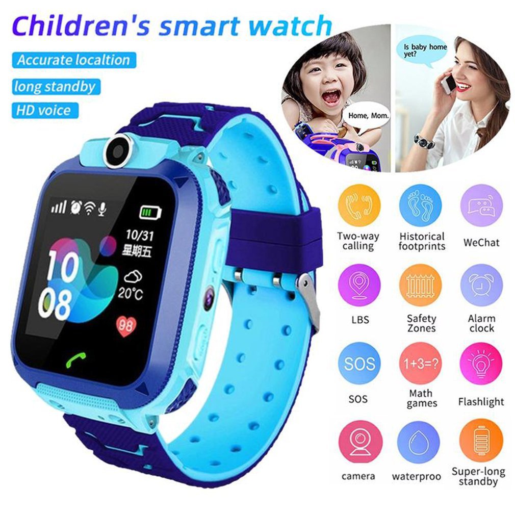 Relógio Smart Watch Q12 Watches For Boys Girl Smartwatch GPS Tracker Wrist De Pulso Câmera Móvel Melhor Presente