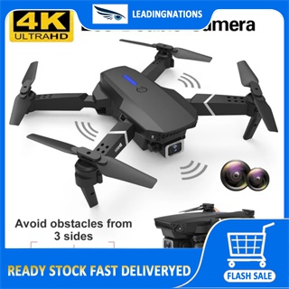 E88 Pro Drone 4K HD Localização de Câmera Dupla 1080P WiFi FPV Nova 2022 Máquina Profissional RC de Quatro Rodas de Alta Retenção