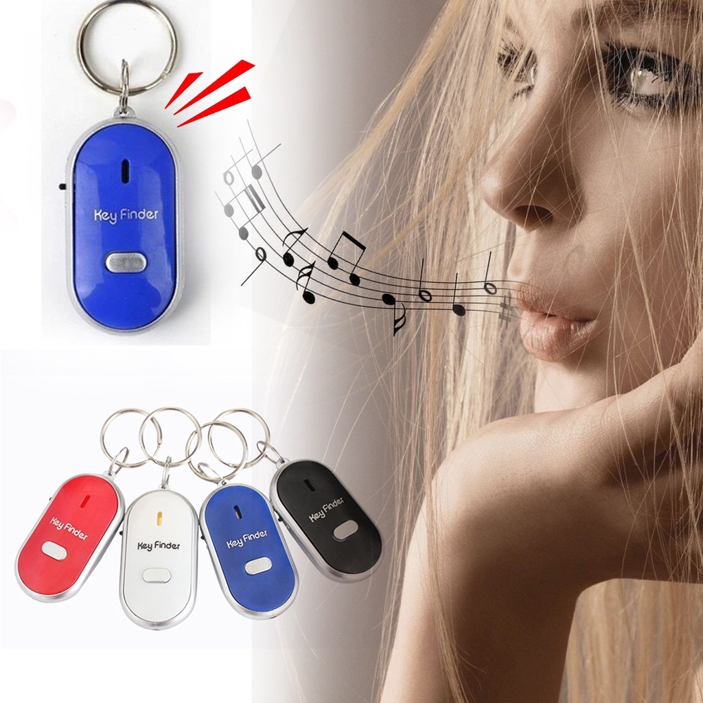 DG Localizador De Chaves LED Colorido Perdidas Intermitentes Alarme De Controle De Som Do Beep