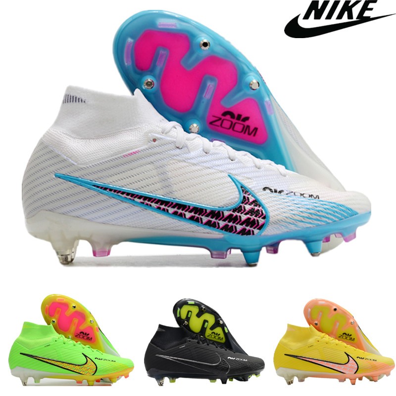 Campo Nike Mercurial Superfly 8 Elite Mixed lock 14 15SG Cano Alta camisas de futebol top Impermeável Original dos homens Híbrido Bloqueio Em Alumnio17L