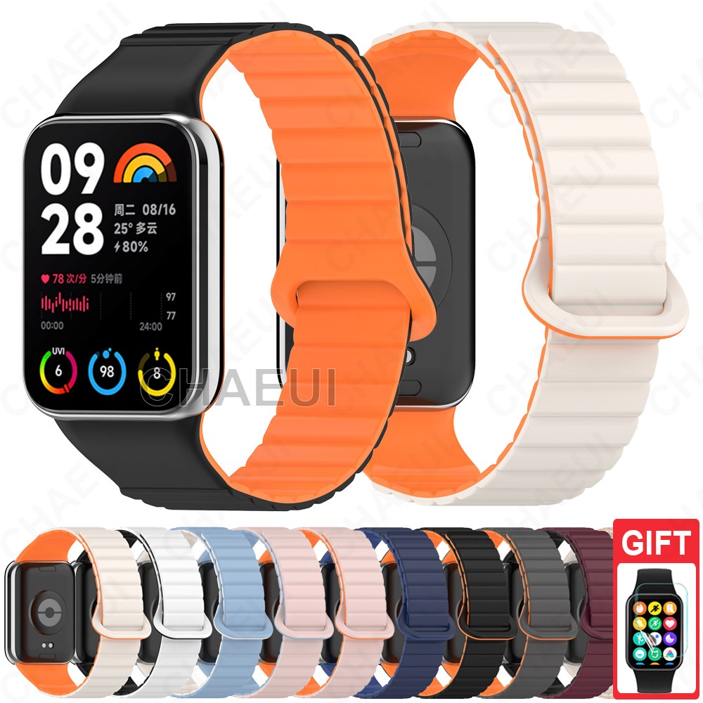 Acessórios De Pulseira De Silicone Substituição Para Xiaomi Smart Band 8 9 10 Pro / Redmi Watch 4 5 6
