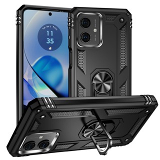 Capa À Prova De Choque Moto G14 , Resistente Com Anel De Suporte Para G54 5G Motorola
