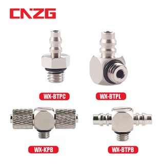 Mini Mangueira De Conexão Micro Pneumática De Tubo 3mm 4mm 5mm 6mm Rosca Macho M3 M4 M5 M6 Conector Rápido Tipo Cobre Reto/Cotovelo