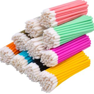 200 Pcs Escova De Lábios Descartável Pincéis De Maquiagem Para Cílios Extensão De Máscara Aplicadora De Batom Conjunto Cosmética