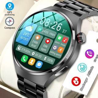 LIGE Relogio Inteligente Masculino Compass HD Screen Bússola De Voz Chamada IP68 À Prova D