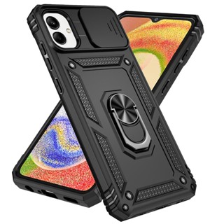 Samsung Galaxy A05/A05S/A15/A25/A35 Tampa Da Caixa Dura À Prova De Choque Com Função De Proteção Câmera E Suporte Magnético Do Anel De Montagem Carro