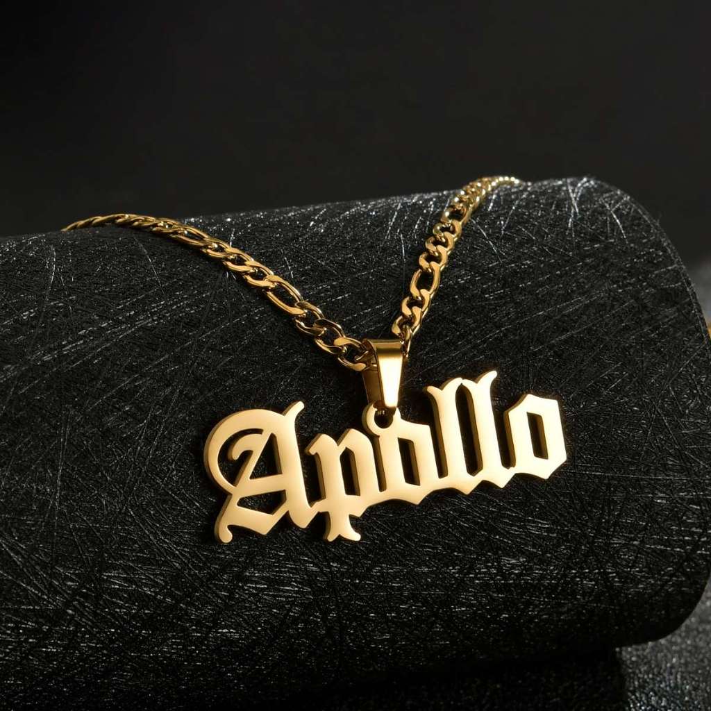 【 Name Personalizado Necklace 】 Personalized Nome Colar De Aço Inoxidável Pingente Destacável De Corrente em Oferta na Shopee