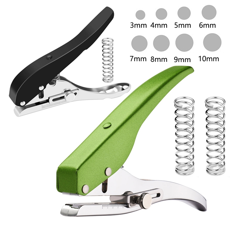 Perfurador Furador Alicate Papel de 1 Furo em Metal Aço Resistente 3mm/4mm/5mm/6mm/7mm//8mm/9mm/10mm