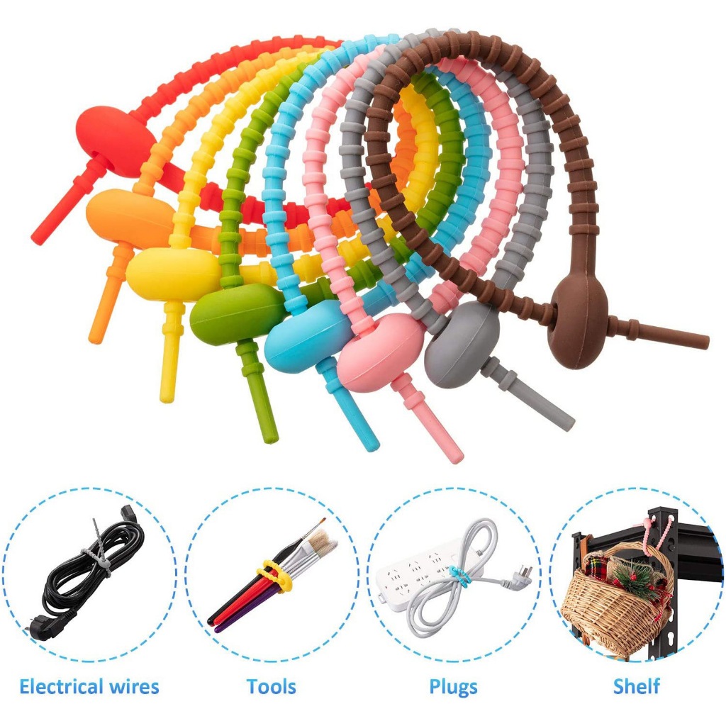 50/20/10 Peças 215 Mm Silicone Alça De Cabo De Dados Armazenamento Acessórios Para Chaveiro Faça Você Mesmo