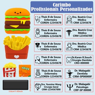 Selo Personalizado Para Profissionais Gerais , Professores De Medicina , Enfermeiras , Personalização De Dados em Oferta na Shopee