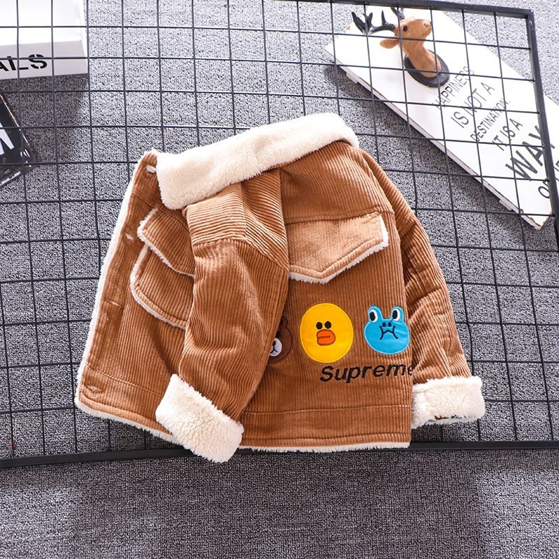 Roupas De Algodão Para Crianças De 0-3 Anos De Idade Casaco De Desenho Animado De Inverno ...