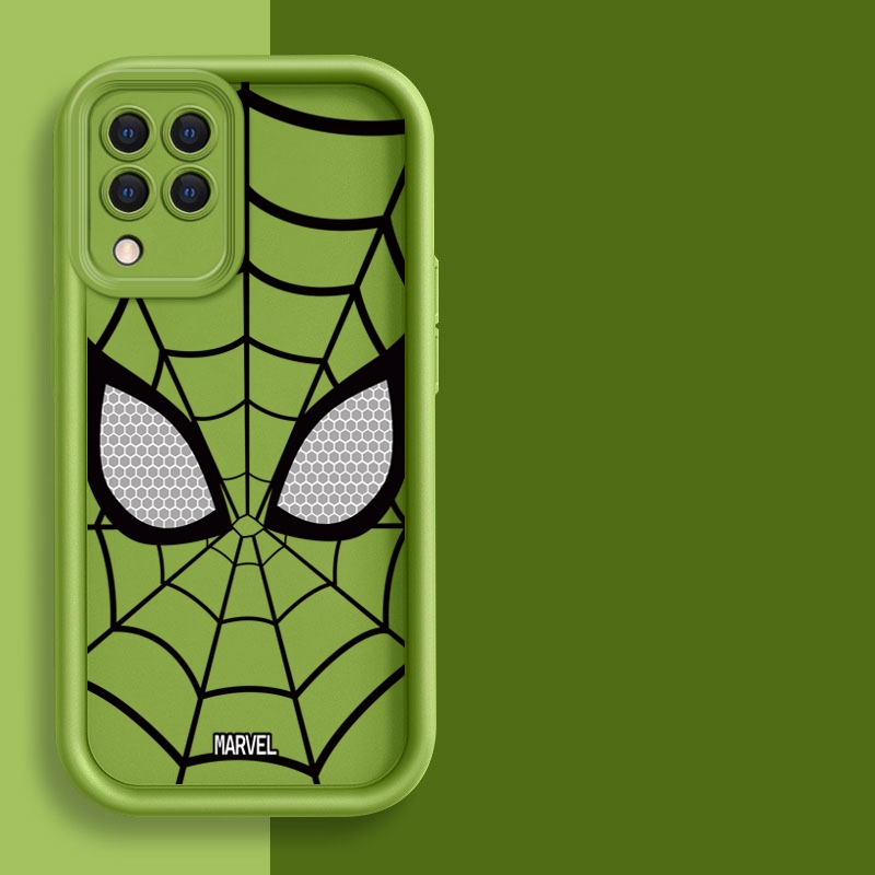 Caixa Para Samsung Galaxy A12 A22 M32 M22 M12 A32 A52 A52S A72 Homem Aranha Padrão Anime Capa Protetora De Silicone Telefone