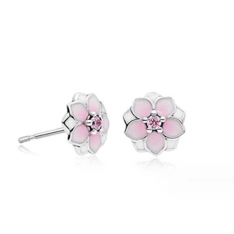 Detalhes do 925 Brincos de prata esterlina Brincos de prata esterlina Moda Temperamento Flor Rosa Micro-Inlaid Brincos Diamante Rosa Feminino Moda Simples Moda Leve Luxo Alta Flor Petal Design Brincos Estudantis Brincos Exclusivos Brincos Doce Dia dos Namorados CE051