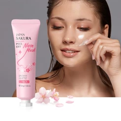LAIKOU Sakura Descascando A Máscara Do Nariz Apertando Os Poros Limpeza Profunda Remoção De Cabeça Preta 30g