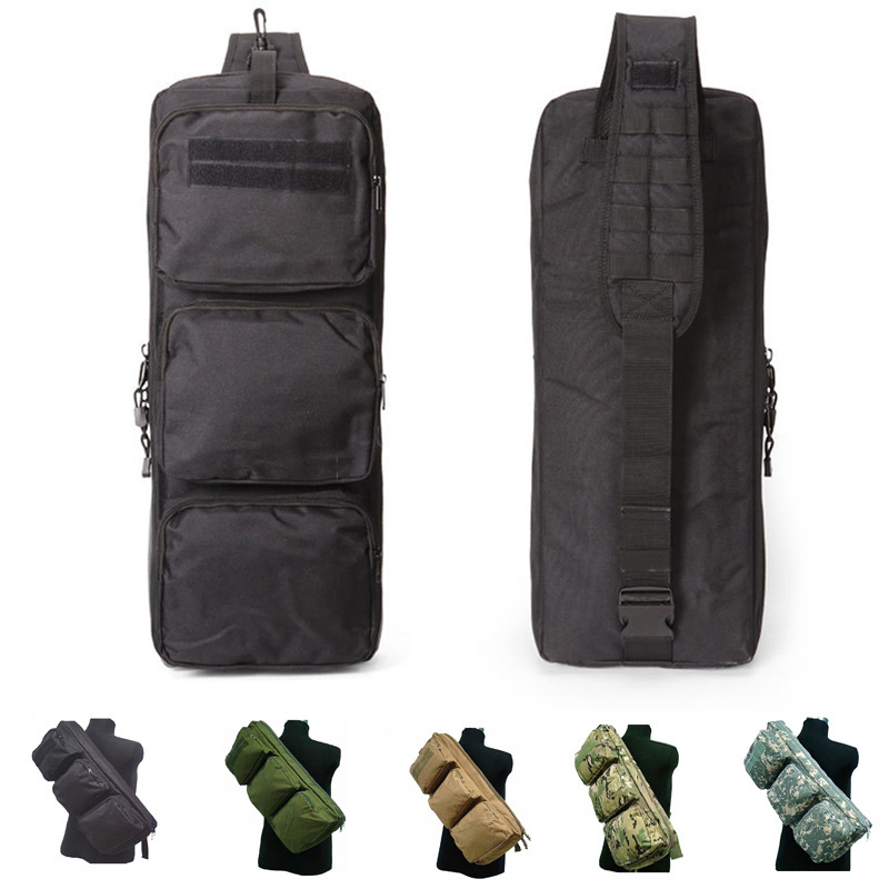 Mochila De Pesca Longa Ao Ar Livre MP5 Bolsa De Ombro Tática Molle Gear CS Transporte Com Alças