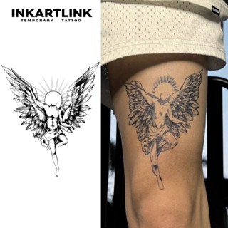 Arcanjo Tatuagem Temporária Autocolantes , Mágica De Longa Duração À Prova D