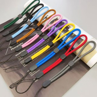 [READY STOCK] Adjustable Alças Para Pulsos De Telefones Celulares Chaveiros De Mão Cordão De Corda 20CM 10 Cores em Oferta na Shopee