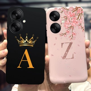 Para A Xiaomi Redmi 13C 5G/13R Capa De Silicone Fofo Cartas Da Coroa Traseira Do Telefone 13C 13 C 5G Pára-Choques
