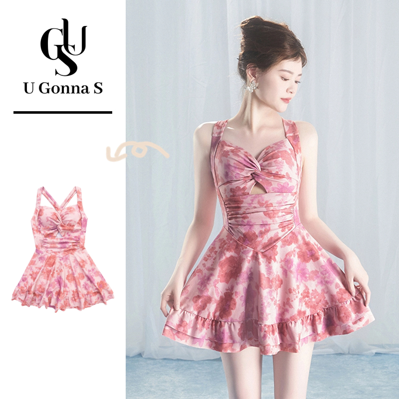 U Going S Maiô Mulher Manga Curta Uma Peça 3 Cores Sexy Com Almofada De Sutiã Simples Vintage Elegante Cor Sólida Elásti