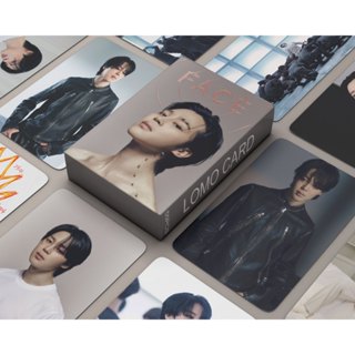 KPOP 55pcs/box BTS JIMIN Photocards FACE LOMO Cartão Postal De Coleta (READY STOCK)