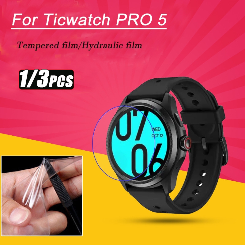 Vidro Protetor De Tela Para TicWatch Pro 5 3 Ultra GPS E3 Temperado E3 S2 Smart Watch Filme/Hidrogel Acessórios