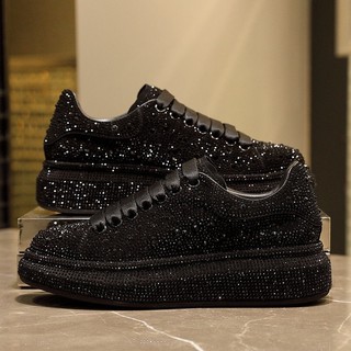 【 Fast Envio 】 Women's Tênis De Sola Grossa De Diamante Com Strass Cintilante E Adequado Para Presentes Femininos