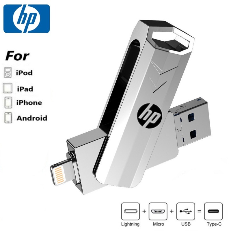 2TB flash drive 4-in-1 USB 3,0 memory stick OTG 512GB 256GB 128GB, adequado para entrada/saída/armazenamento/tablet/sist em Oferta na Shopee