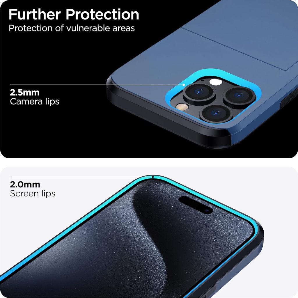 Para iPhone 18 17 Air 16E 16 15 14 13 12 Pro Max Capa Com Suporte Cartão-Carteira Compatível Carregamento Sem Fio Homens — imagem 2 de 2