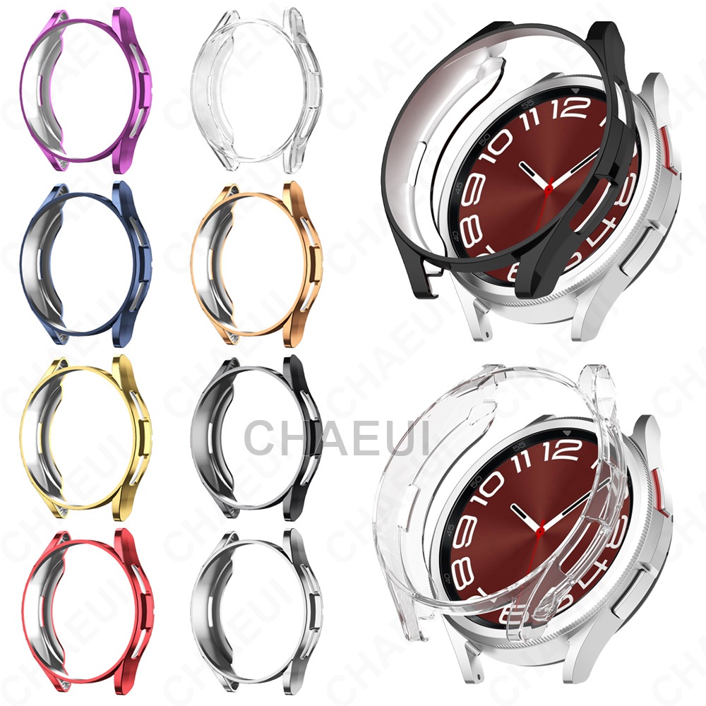 Capa Protetora De Tela TPU Meia Para Galaxy Watch 6 4 Classic 47mm 43mm 42mm 46mm