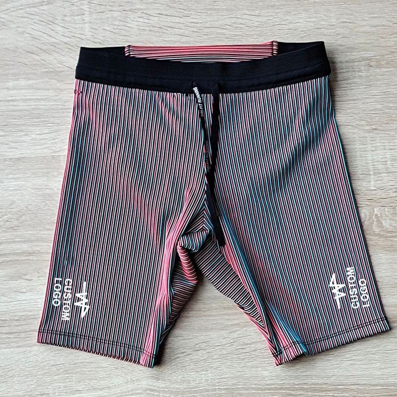 Bolsa Para Celular Maratona De Tecido Listrado Calças Esportivas De Corrida Rápida Pista De Atleta Calções De Campo