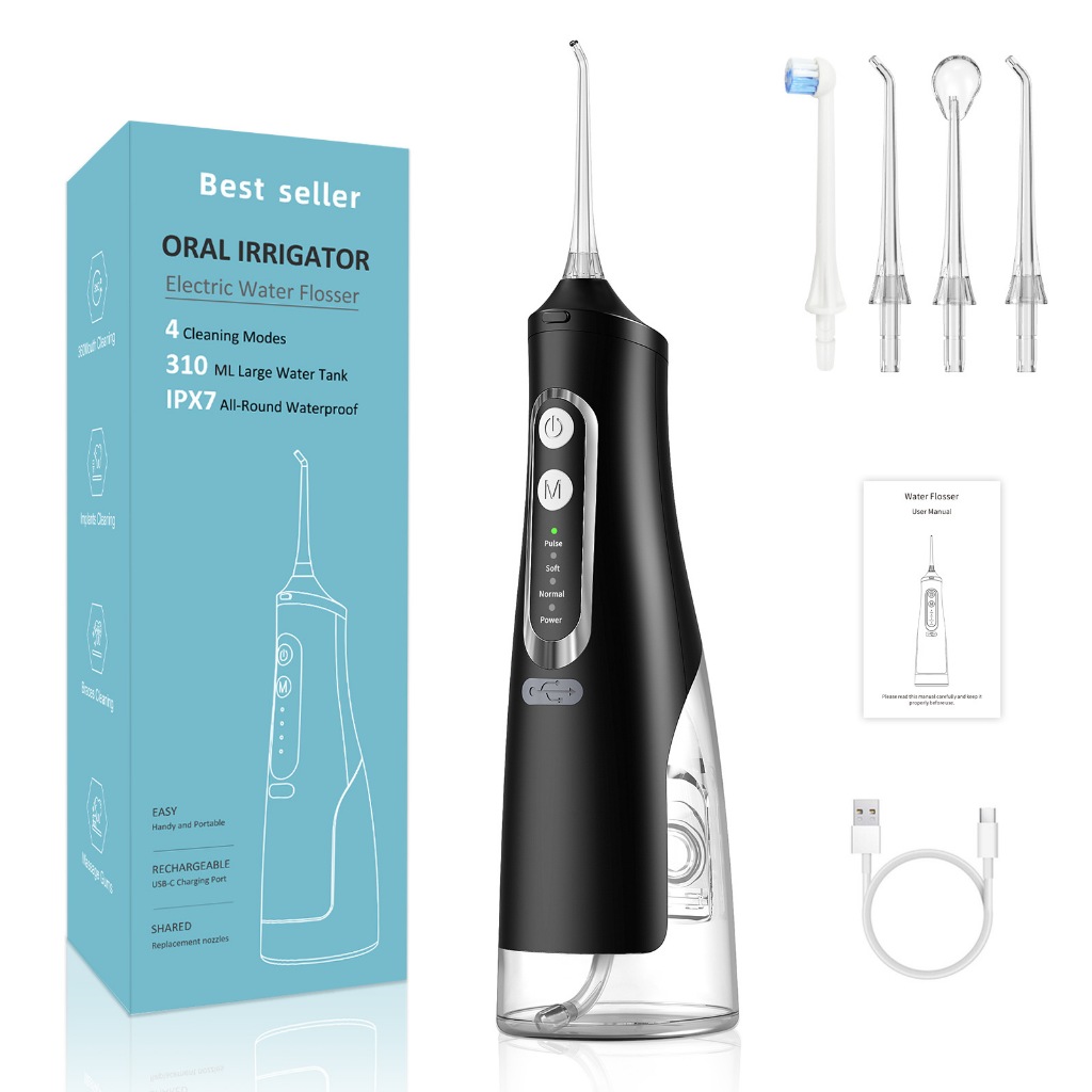 lrrigador Oral lPX7 Portátil Jato Forte Limpeza Oral Com 4 Modos Irrigador Oral Multilaser Higiene Bucal Escova De Dente