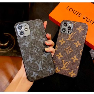 Estojo Telefônico À Prova De Choque De Marca 3D Em Couro Adequado Para iPhone 11 12 13 14 15 Pro Max